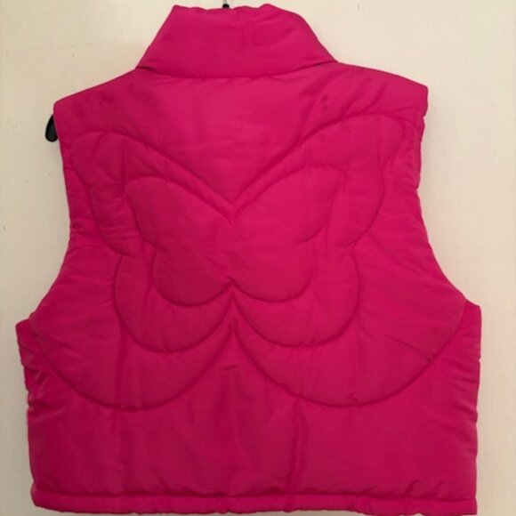 Forever 21 Pink Butterfly Vest, Size L, NWT - Picture 6 of 6